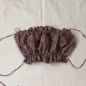 Handmade Paisley crop top